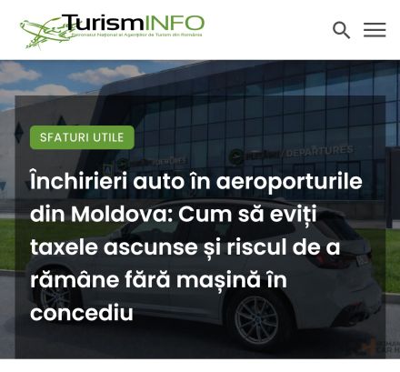 Închirieri auto în aeroporturile din Moldova: Cum să eviți taxele ascunse și riscul de a rămâne fără mașină în concediu